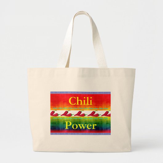 Chili Power Bag Grote Tote Bag (Voorkant)