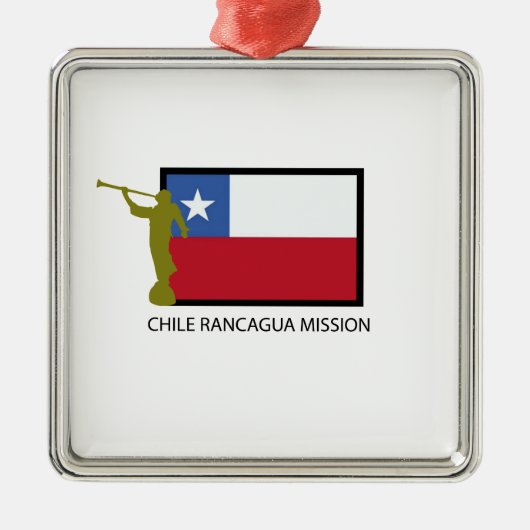 Chili Rancagua Mission LDS CTR Metalen Ornament (Voorkant)