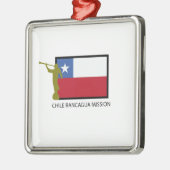 Chili Rancagua Mission LDS CTR Metalen Ornament (Links)
