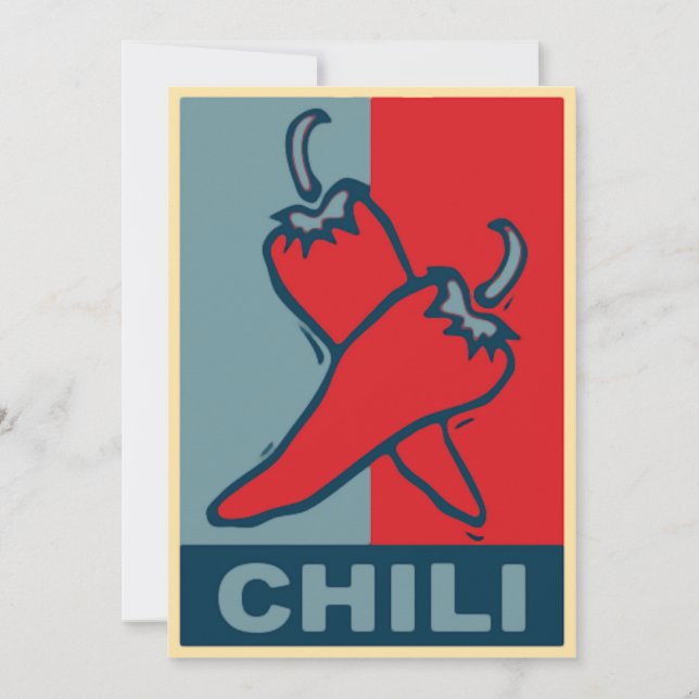 Chili Red en Blue (Voorkant)