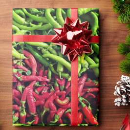 Chili Red en Green Southwest Flavor Cadeaupapier