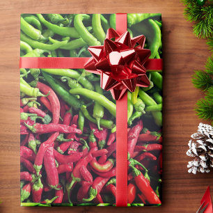Chili Red en Green Southwest Flavor Cadeaupapier