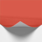 Chili Red Glossy Wrapping Paper Cadeaupapier (Hoek)
