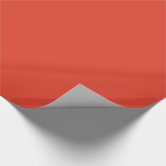 Chili Red Glossy Wrapping Paper Cadeaupapier (Hoek)