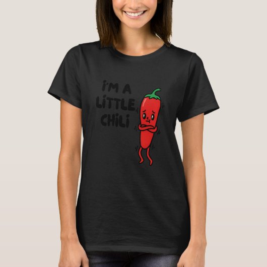 Chili Red Pepper Vegetable Funny Chili Pun I'm Lit T-shirt (Voorkant)