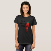 Chili Red Pepper Vegetable Funny Chili Pun I'm Lit T-shirt (Voorkant volledig)