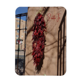 Chili Ristras Santa Fe New Mexico Magnet Magneet