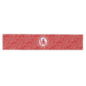 Chili Rode LOVE Vlag Gepersonaliseerd Medium Tafelloper (Horizontaal)