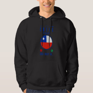Chili roept en ik moet gaan Chileense vlag trots  Hoodie