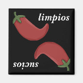 Chili Rojo Schattige Vaatwasser Magneet (Voorkant)