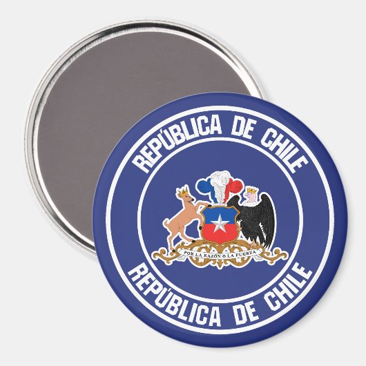 Chili Ronde Emblem Magneet (Voorkant / Achterkant)