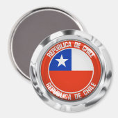Chili Ronde Emblem Magneet (Voorkant / Achterkant)
