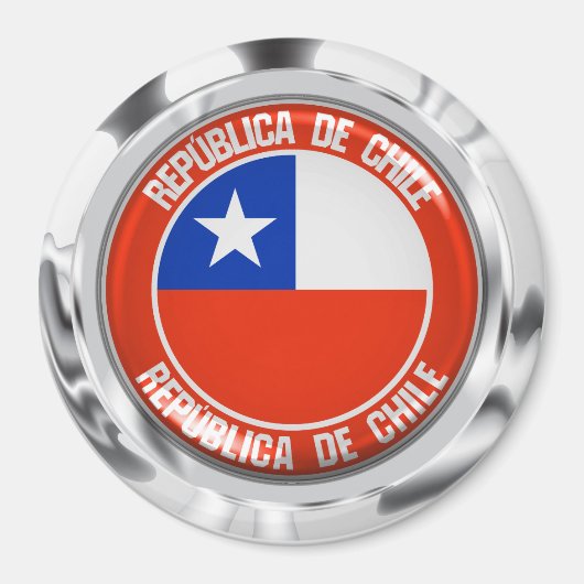 Chili Ronde Emblem Magneet (Voorkant)