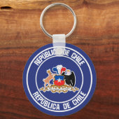 Chili Ronde Emblem Sleutelhanger (Voorkant)