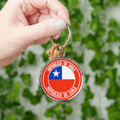 Chili Ronde Emblem Sleutelhanger (Hand)