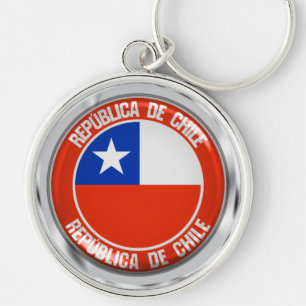 Chili Ronde Emblem Sleutelhanger