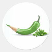 Chili Ronde Sticker (Voorkant)