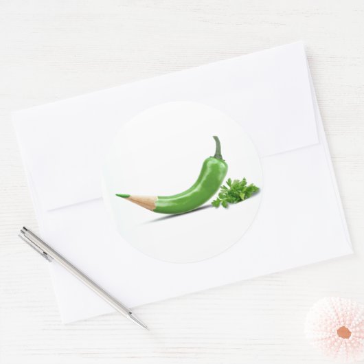 Chili Ronde Sticker (Envelop)