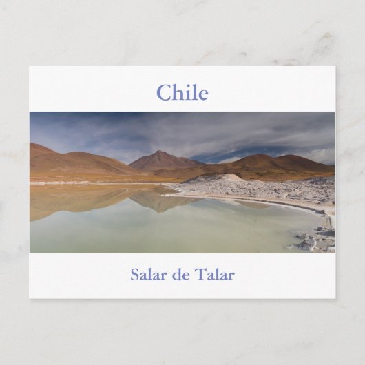 Chili - Salar de Talar-briefkaart zonder tekst Briefkaart (Voorkant)
