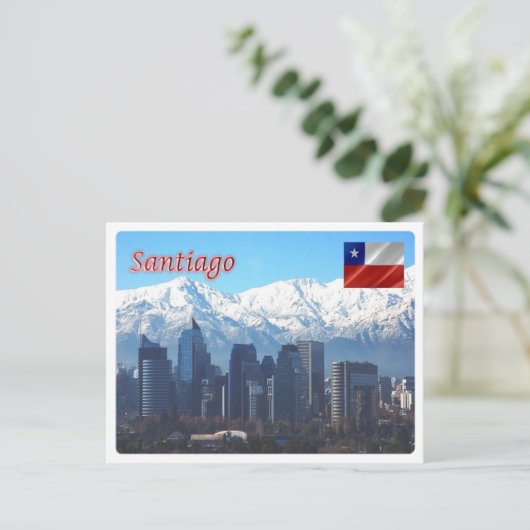Chili - Santiago - Briefkaart (Staand voorkant)