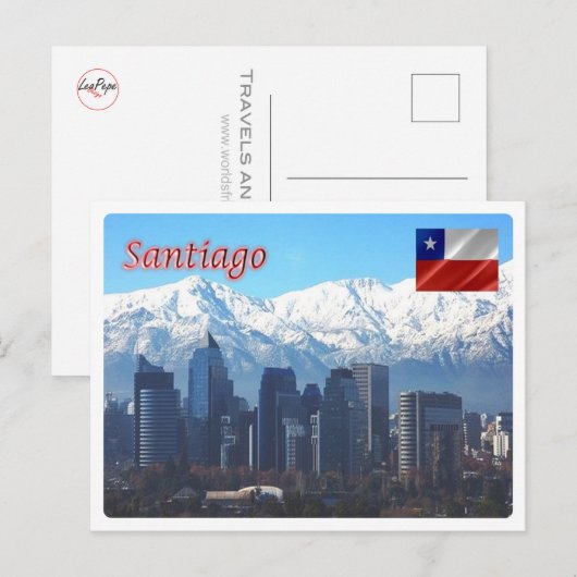 Chili - Santiago - Briefkaart (Voorkant / Achterkant)
