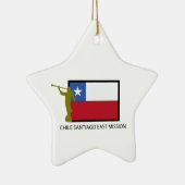 Chili Santiago East Mission LDS CTR Keramisch Ornament (Rechts)