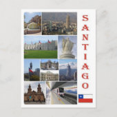 Chili - Santiago - Mozaïek - Briefkaart (Voorkant)