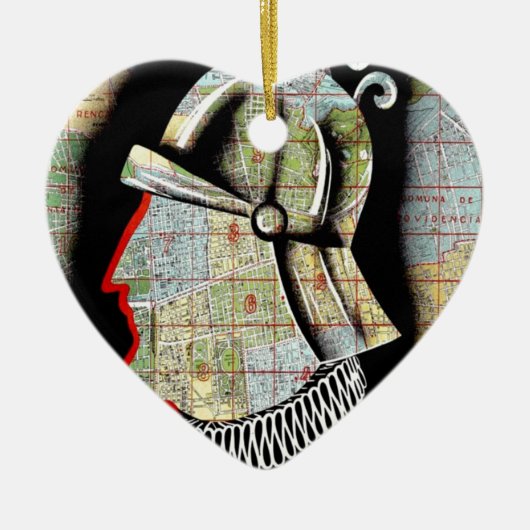  Chili Santiago Revel Keramisch Ornament (Voorkant)