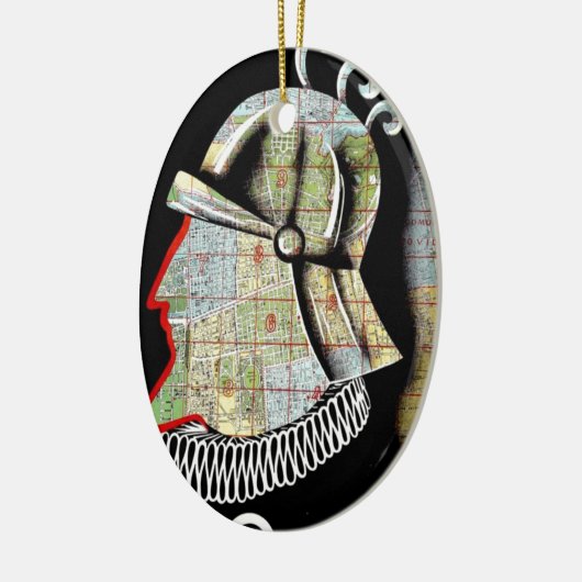  Chili Santiago Revel Keramisch Ornament (Links)