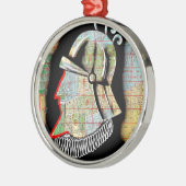  Chili Santiago Revel Metalen Ornament (Links)