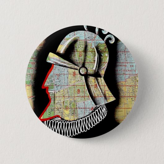  Chili Santiago Revel Ronde Button 5,7 Cm (Voorkant)