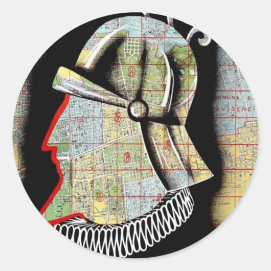  Chili Santiago Revel Ronde Sticker (Voorkant)