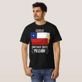 Chili Santiago Zuid-Mormon LDS-missie T-shirt (Voorkant volledig)