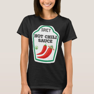 Chili Sauce Kostuum Grappige Fancy Kleding Kostuum T-shirt