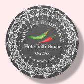 Chili Sauce | Land Oostenrijk Ronde Sticker