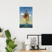 Chili Scandinavian Airlines System Poster (Thuiskantoor)