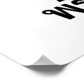 Chili Shape Thai Script Spicy Food Word Art Poster (Hoek)