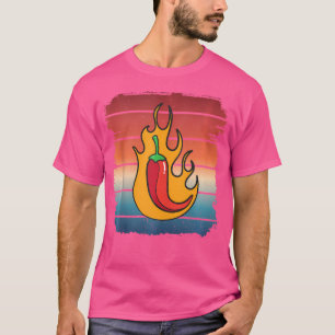 Chili Shirt Vrouwen Chili Spice Spicy Food Red Chi