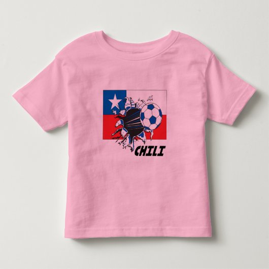 Chili Soccer Fan Kinder Shirts (Voorkant)