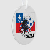 Chili Soccer Team Ornament (voorkant)