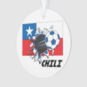 Chili Soccer Team Ornament (voorkant)