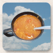 Chili Soup Hard Plastic Onderzetter (Voorkant)