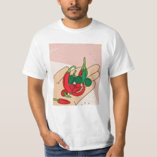 Chili Spicy Food Vegetable Hot Peppers T-shirt