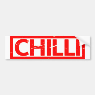 Chili Stamp Bumpersticker