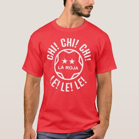 Chili T-shirt voor voetbalwedstrijd (Voorkant)
