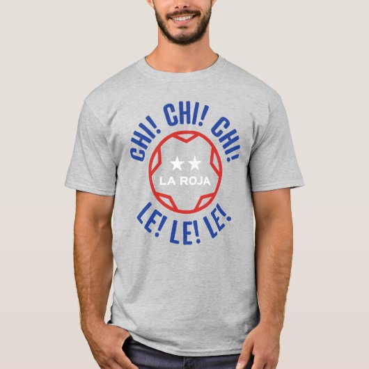 Chili T-shirt voor voetbalwedstrijd (Voorkant)