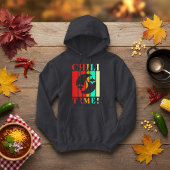 Chili Tijd Strepen Hoodie