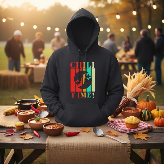 Chili Tijd Strepen Hoodie