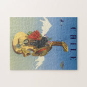 Chili Travel Poster Design Legpuzzel (Horizontaal)