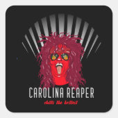 Chili Vierkante Sticker (Voorkant)